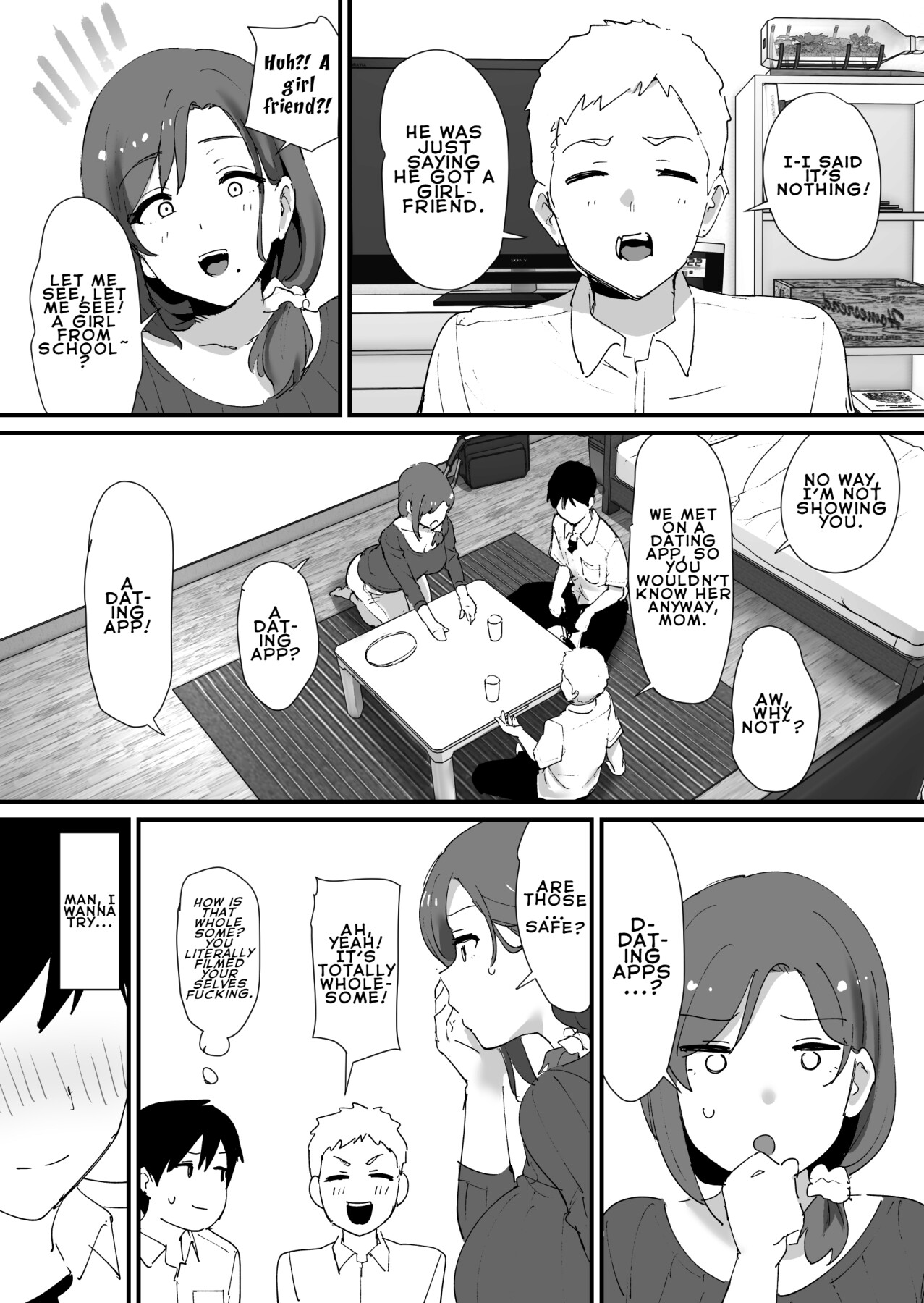 Hentai Manga Comic-The Time I Matched With My Admired Friend's Mom-Read-4